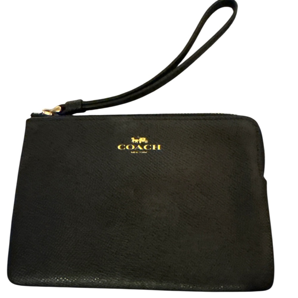 Coach Black Wristlet